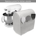 thumbnail image 2 of Geometrical Stand Mixer Cover, Vertical Large and Small Rhombuses Pattern in Ornamental Style Abstract Art, Kitchen Appliance Organizer Bag Cover with Pockets, 5 Quarts, Multicolor, by Ambesonne, 2 of 4
