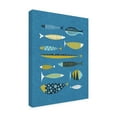 thumbnail image 2 of James Theodore 'Scandia Fish Blue' Canvas Art, 2 of 3