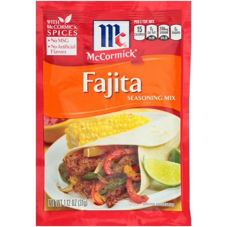 McCormick Classic Fajitas Seasoning Mix Packet, 1.12 (The Best Fajita Seasoning)