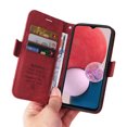 thumbnail image 6 of Dteck Wallet Case for Samsung Galaxy A13 5G with Card Slots Holder Kickstand Magnetic Clasp Phone Cover, Luxury PU Leather Shockproof Wrist Strap Handbag Case for Samsung Galaxy A13 5G,Red, 6 of 15