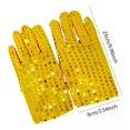 thumbnail image 2 of Guantes De Baile Shining Sequins Guantes Performance Mittens, 2 of 8
