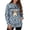 P28 Light Blue, variant on Womens Pet Pouch Hoodies Zip Up Long Sleeve Leopard Print Hooded Sweatshirt For Women Autumn Winter Fashion Cat Hoodie With Pouch Size M