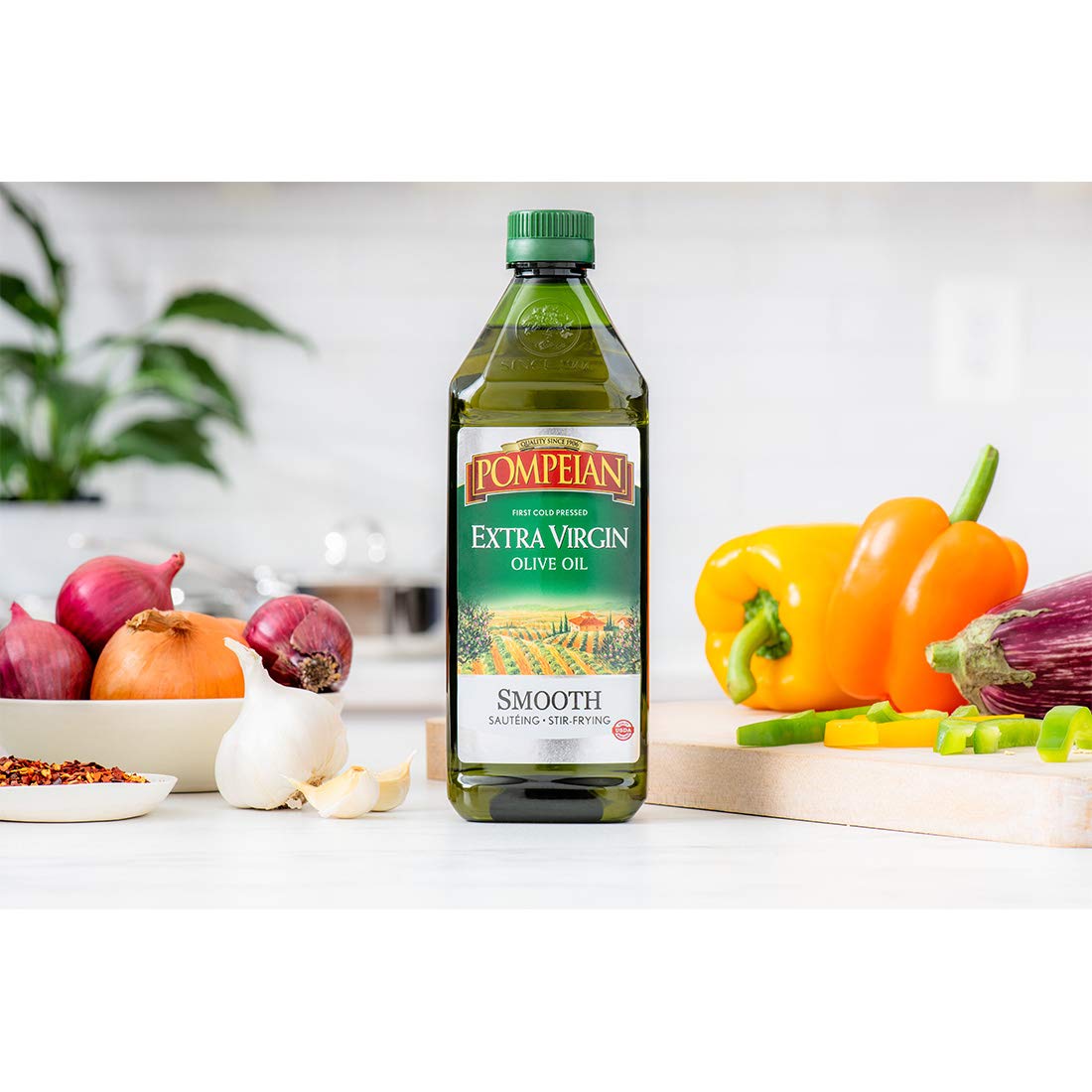 Pompeian Smooth Extra Virgin Olive Oil (Pack of 18)