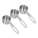 thumbnail image 5 of Mediciónica de 3 piezas Medicióe de Cucharadas de Acero inoxidable Aparador de acero inoxidable Mediciónica de Medicióe, 5 of 7
