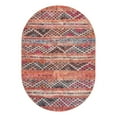 thumbnail image 2 of Unique Loom Timeless Collection Area Rug - Andrew (7' 6" x 10' 6" Oval Multi/Blue), 2 of 7