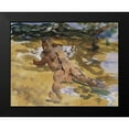thumbnail image 2 of Sargent, John Singer 18x15 Black Modern Framed Museum Art Print Titled - Figure on a Beach, Florida, 1917, 2 of 5