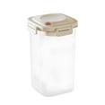 thumbnail image 2 of Vacuum Sealed Grain Storage Jar Plastic Transparent Airtight Food Container Long Term Pantry Organization Kitchen Bulk Dry Goods Storage, Ukhbmc | B, B, 2 of 9