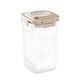 thumbnail image 2 of Recipiente Hermético para Almacenar Alimentos Al Vacío, con Tapa de Apertura con Un Botón, de Plástico Pet Transparente para Harina, Arroz y Aperitivos, 650 Ml/1300 Ml/1800 Ml., 2 of 6