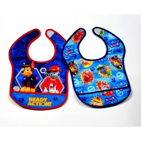 Boy Paw Patrol Nylon 2 Pk. Toddler Bibs