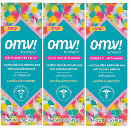 OMV! By Vagisil Bikini Soothing Serum, Vanilla Clementine, 1.7 oz (3 Pack)