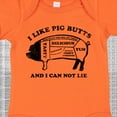 thumbnail image 4 of Inktastic I Like Pig Butts Boys or Girls Baby Bodysuit, 4 of 5