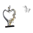 thumbnail image 1 of Figura De Pareja Besándose De Porcelana, Estatua Coleccionable, Escultura Decorativa De Animal, Adorno De Mesa Para Dormitorio, Boda, Estantería, Armario, Hogar, Sala De Estar, Oficina,, 1 of 8