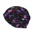 thumbnail image 2 of Fuzoiu Colorful Guitar Print Winter Beanie Hat for Men & Women,Warm Knit Cap,Women Windproof Watch Hat,Knit Warm Unisex Beanie, 2 of 7
