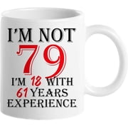 1947 79th Birthday Gifts for Women Men, Turning 79 Years Old Birthday Gift Coffee Mug, Funny 79th Birthday Gifts Ideas - Fathers Day Mothers Day Christmas Birthday for Mom, Dad, Grandma, Grandpa