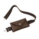 thumbnail image 2 of Riñonera ecuestre para mujer, ajustable, ligera y con correas ajustables. Café, 2 of 8
