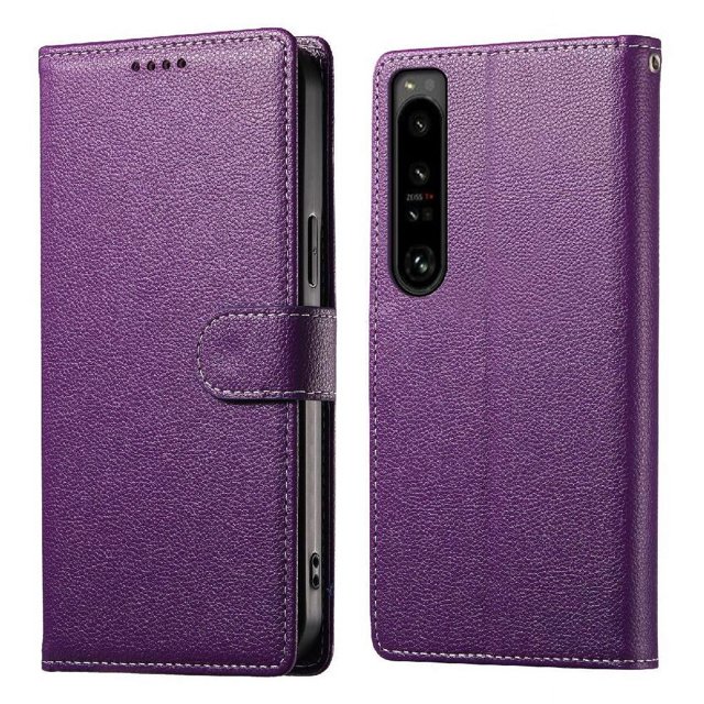 Case for FOXDOCK Sony Xperia 1 IV Wallet Case – Premium Leather, 3 Card Slots, Shockproof Protection