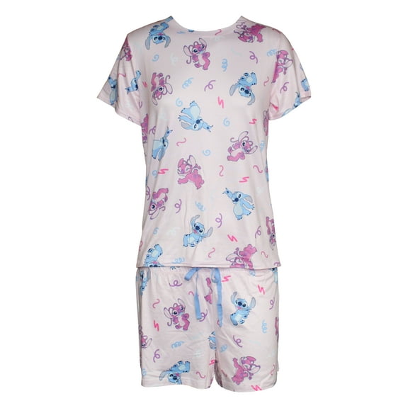 Disney Stitch Angel Dance Away Women's Pajama Set, Large