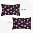 thumbnail image 4 of Haiem Pillowcase for Hair and Skin Queen - Cartoon Donut Planets Printed Soft Pillowcase with Envelope Closure-20"x30", 4 of 9