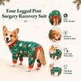 thumbnail image 3 of Kuoser Christmas Tree Pattern Dog Pajamas,Christmas Dog Soft Onesie for Small Medium Large Dogs, Green, M, 3 of 7