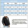 thumbnail image 5 of Women's Oversized Hoodies Waffle Knit Color Block Sweatshirt Drawstring Hoodie Loose Lightweight Long Sleeve Tops, 5 of 5