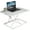 White, variant on VIVO White Ultra Slim 26" Desktop Converter, Sit Stand Tabletop Monitor Riser