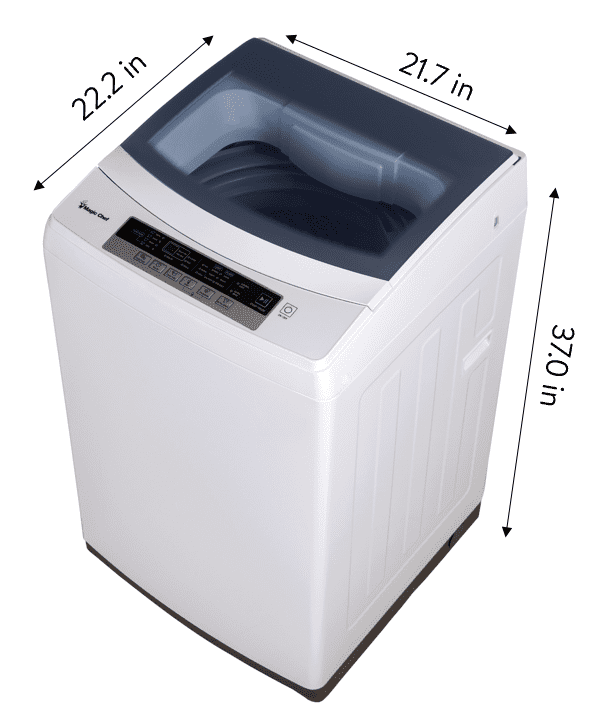 2.0 cu ft compact front load washer