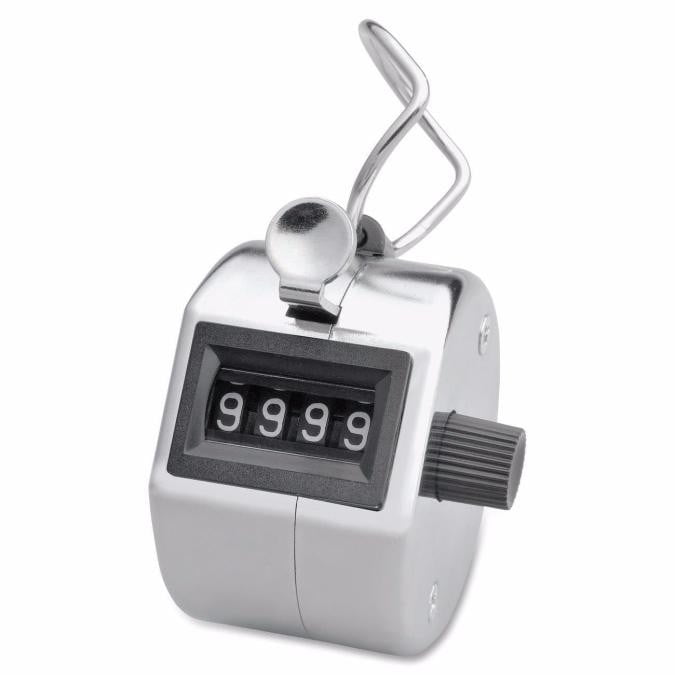Workout Sets for Women Portable Handy 4 Digits Metal Tally Number Golf Test Lap Counter Number