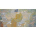 thumbnail image 2 of David Dellepiane 18x11 Black Ornate Wood Framed Double Matted Museum Art Print Titled - Colombes Girl, 2 of 5