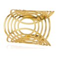 thumbnail image 5 of Ensemble de 4 Bracelets à Revers, Bracelet Large Ouvert pour Femmes, Bracelet Doré, 5 of 5