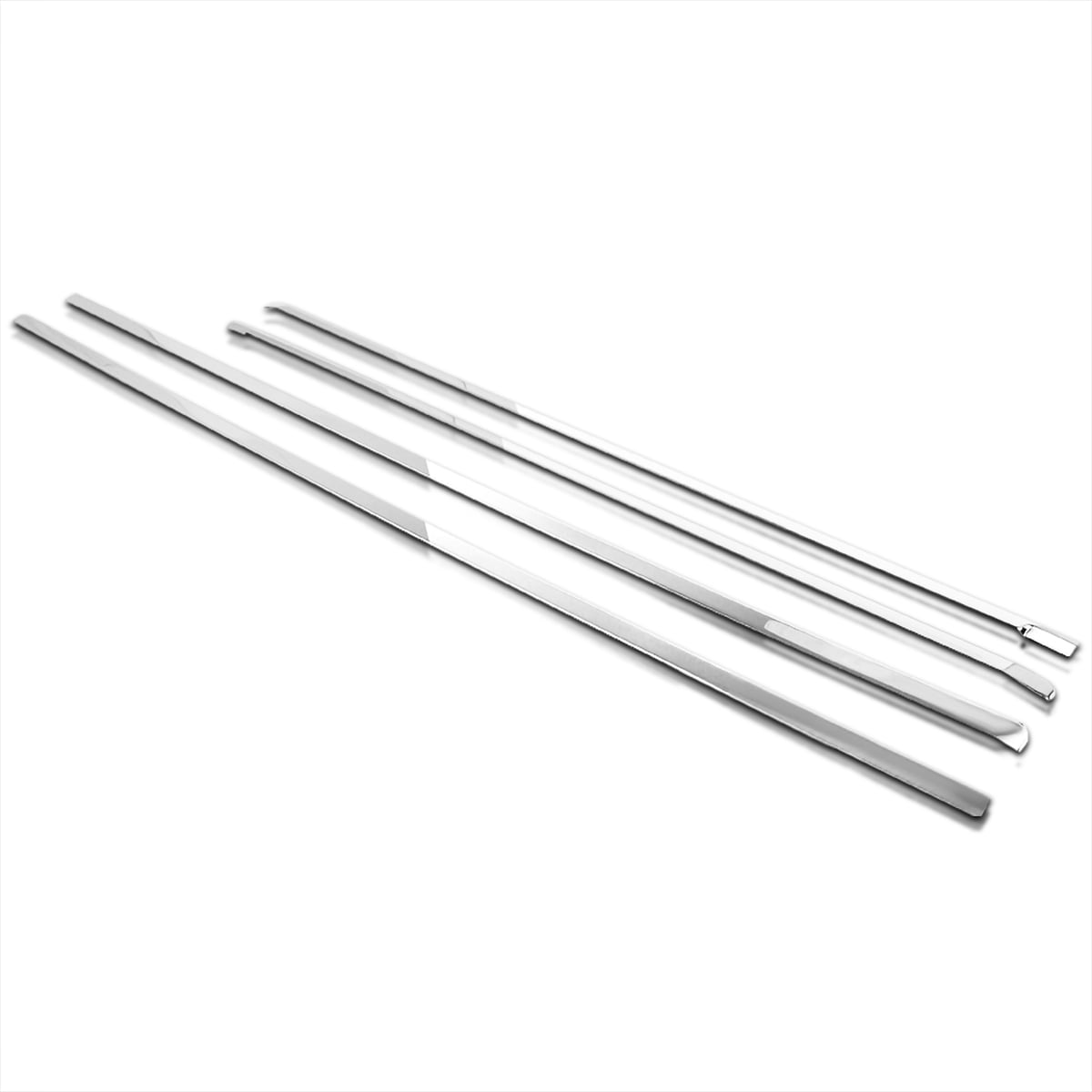 SpecD Tuning 4Pc Body Side Molding Trim Overlay Compatible with Chevy