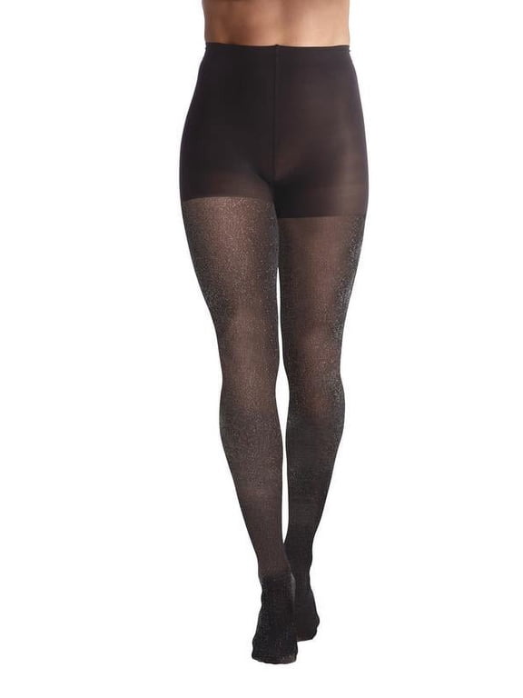 Women's Shimmer and Opaque Tights, 2-Pack, Sizes S to 3XL
