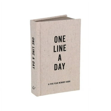 One Line a Day Canvas One Line a Day: A Five-Year Memory Book, (Hardcover)