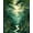 Green, Pattern 4, variant on ODIKA 4'x6' Machine Washable Non-Slip Area Rug, Misty Forest Deep Green with Bronze Accents High Traffic Rug, Green, 93046