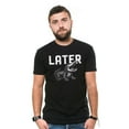 thumbnail image 4 of Later Gator T-Shirt Funny See you later Goodbye Tee Alligator Shirt (XX-Large Military Green), 4 of 6