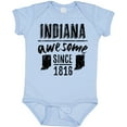 thumbnail image 3 of Inktastic Indiana Awesome Since 1816 Boys or Girls Baby Bodysuit, 3 of 5