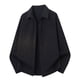 thumbnail image 1 of Mens Camisas de Manga Larga Casual Color Sólido Botón Abajo Camisa Chaqueta con Bolsillo, Blusa de Cuello de Giro para el Uso Diario, 1 of 5