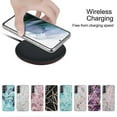 thumbnail image 5 of For Samsung Galaxy S22+ / S22 Plus 5G IMD Marble TPU Phone Case with Holder, 5 of 5