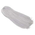 thumbnail image 2 of Peluca Larga, Peluca de Pelo Gris para Mujer, Peluca Recta de Cosplay, Pelo Falso Natural para Uso Diario de Fiesta de Halloween Amonsee No, 2 of 5