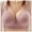 Pink, variant on Women's Push Up Wireless Bra Comfort Support No Underwire Bras Comfortable Wire Bralette Everyday Underwear Pack of Bras Womens Sports Bra with Pads Full Coverage Padded Bras for Women Small Bras