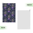thumbnail image 2 of Kdxio Lavender Flowers Pattern Golf Towel (24" X 16") with Carabiner Clip - The Convenient Golf Cleaning Towel, 2 of 8