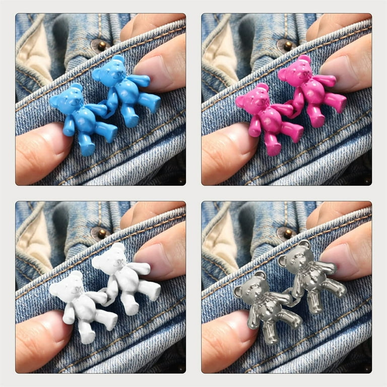 4/8pcs Jean Buttons Adjustable Detachable Jeans Pin Buttons Nail  Sewing-free Buckles for DIY Clothing Garment Button Accessories