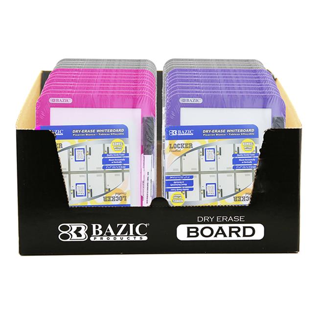 Bazic 6023 5 x 7 in. Magnetic Locker Dry Erase Board with Marker
