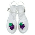 thumbnail image 2 of TrendOFT Womens Footbed Sandals Casual Shoes Manufacturer Transparent Jelly Shoes Summer Beach Jelly Sandale Plateforme Femme CL4 37, 2 of 4