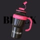 thumbnail image 2 of 33.8OZ Car Cup North American Stainless Steel Heat Insulation Large Capacity Portable Ice Cup New With Handle, 2 of 3