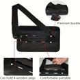thumbnail image 3 of Portable Golf Club Carrier Bag Lightweight Carry Driving Training Travel Range Adjustable Course Shoulder Strap Crossbody Bag blue, 3 of 5