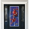 Plastic Spiderman Birthday Door Poster, 5ft x 2.25ft