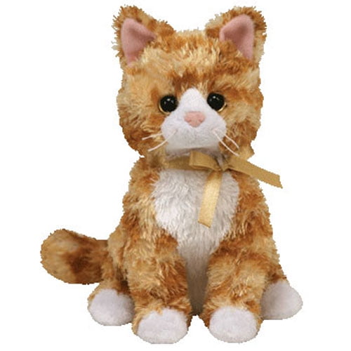 stuffed animal orange cat