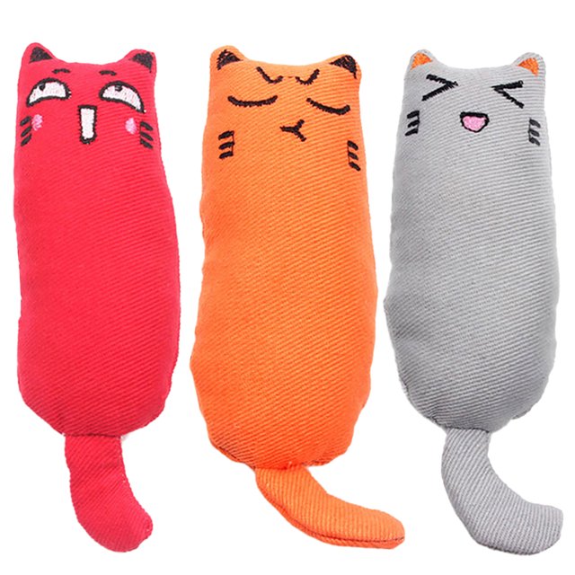 3 Pcs Jouet pour Chat à l'Herbe à Chat Résistant aux Morsures Jouet à Mâcher pour Animal Jouets de Morsure pour Chaton Jouets pour Chat