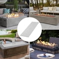 thumbnail image 3 of Yiwa 51 x 17 Inch Stainless Steel Fire Pit Cover, Rectangular Metal Lid with Carrying Handle, Heat Resistant for Outdoor Patio, 3 of 7