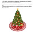 thumbnail image 4 of Bewildely de árbol de Navidad hilo de alce diseño de escena alfombrilla de suelo de Festival almohadilla protectora grande resistente al desgarro Kits de decoración para fiestas Bewildely HA070209-00, 4 of 6